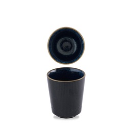 Churchill Nourish Vitrified Porcelain Tokyo Blue Round Unhandled Cup 12oz