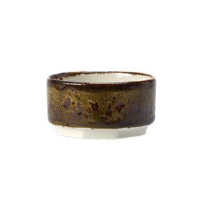 Steelite Craft Vitrified Porcelain Brown Round Tasters Dipper 6.5cm