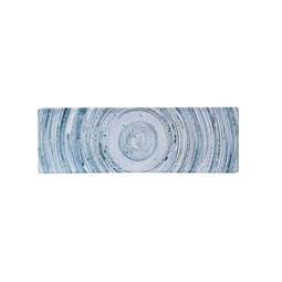 Churchill Elements Vitrified Porcelain Coast Blue Oblong Plate 32.3x10.5cm, 4 1/8x12 11/16in