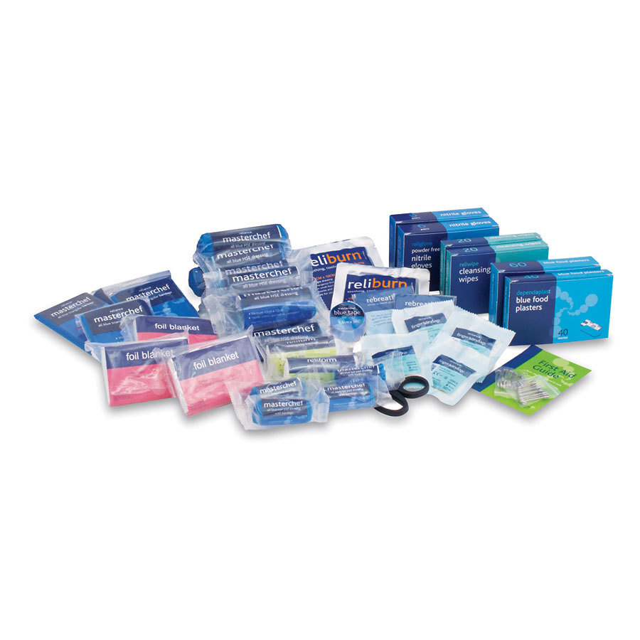 Refill For BS8599-1 Large Workplace Catering First Aid Kit