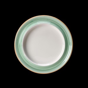Steelite Freedon Vitrified Porcelain Green Round Plate 8.5 Inch 21.6cm