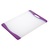 Colourworks Purple Polyethylene Rectangular Reversible Chopping Board 36.5x25cm
