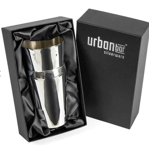 Urban Bar Silver Plated ClassicoTin-on-Tin Cocktail Shaker 1 Pint