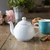 London Pottery Farmhouse White Ceramic Teapot 600ml