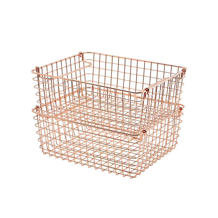 Copper Wire Display Basket Gastronorm 1/2