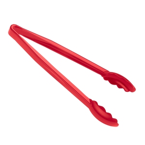 Cambro Polycarbonate Red Scalloped Tongs 30.5cm
