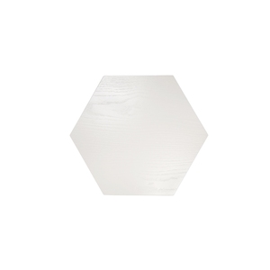 Nokte Clochan White Hexagon Lid/Tray 40cm