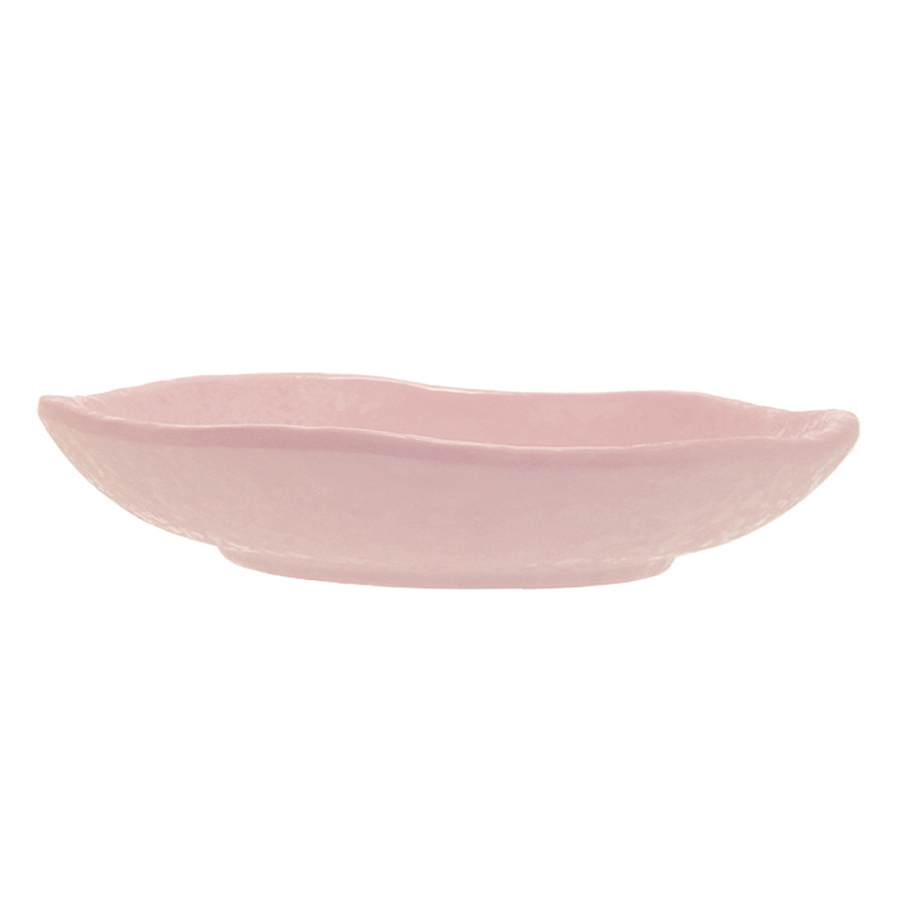 Himalayan Pink Mineral Crackle plate 20cm