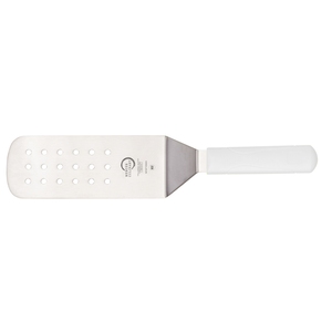 Mercer Millennia® Perforated Turner 8x3in With Polypropylene Handle White