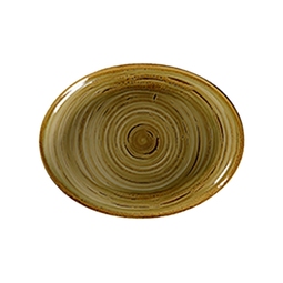 Rak Spot Vitrified Porcelain Garnet Oval Platter 36cm