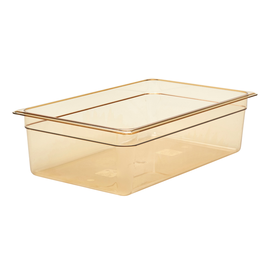 Cambro Gastronorm Container High Heat 1/1 Amber Polycarbonate 325x150mm