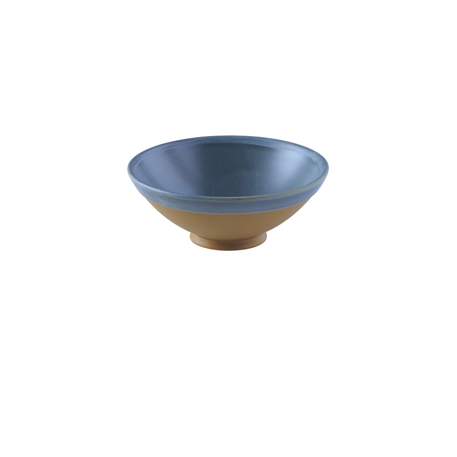 Churchil Emerge Vitrified Porcelain Oslo Blue Round Ramen Bowl 20x8cm 100cl 35.2oz