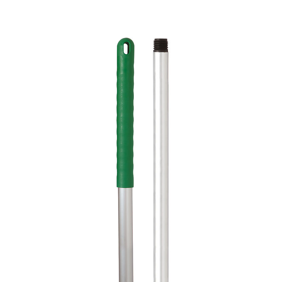 Robert Scott Abbey Hygiene Aluminium Handle - Green Grip 125cm 48 inch