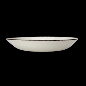 Steelite Charcoal Dapple Vitrifird Porcelain Round Coupe Bowl 29cm 11½ Inch