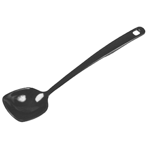 Solid Spoon Black Melamine 31cm
