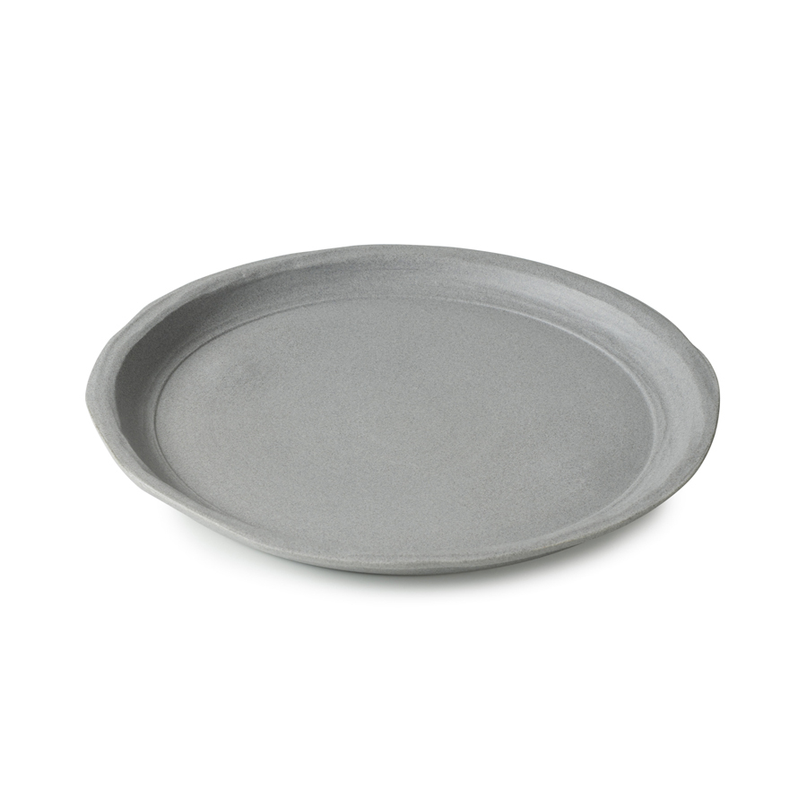 Revol No.W Ceramic Grey Recyclay Round Dessert Plate 21.5cm