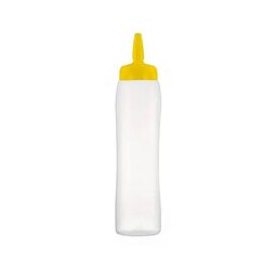 Araven Yellow Squeeze Sauce Bottle Plastic 100cl
