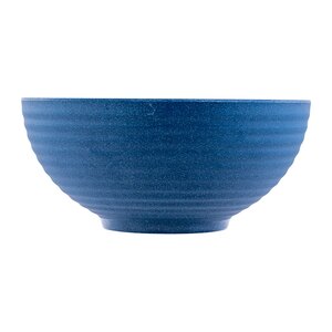 Mirage Fusion Melamine Blue Speckle Round Embossed Bowl 16cm