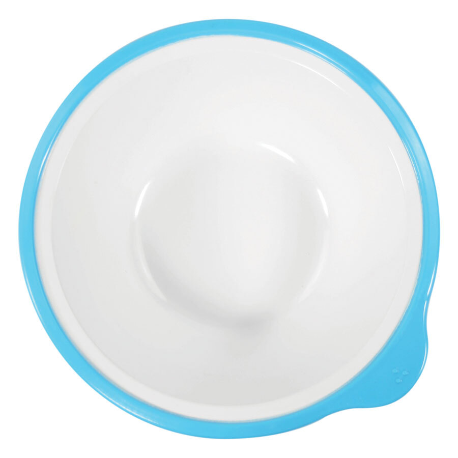 Omni White Bowl with Blue rim 180x170x50mm 400ml