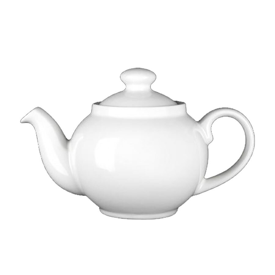 Steelite Simplicity Vitrified Porcelain White Teapot 42.5cl 15oz