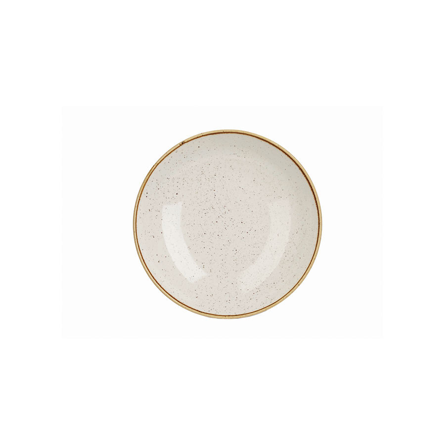 Churchill Stonecast Vitrified Porcelain Barley White Small Coupe Bowl 18.2cm 42.6cl 15oz