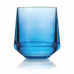 Steelite Aspen Summit Copolyester Blue Stemless Wine Glass 12oz