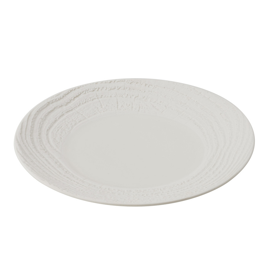 Revol Arborescence Ceramic Ivory Round Dinner Plate 28cm