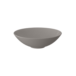 Villeroy & Boch Iconic Grey Porcelain Round Bowl 21.5cm