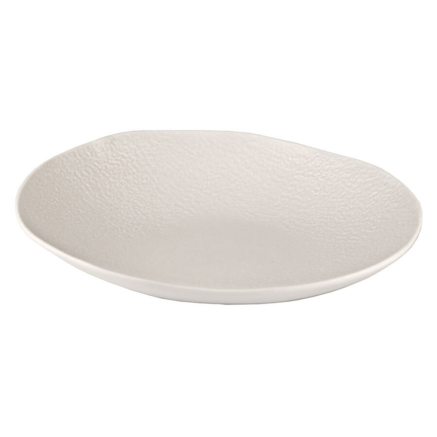 Pordamsa Artic Porcelain Matte White Round Deep Plate 22cm 225ml