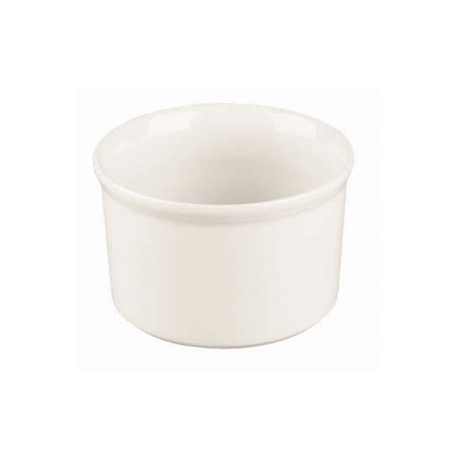 Churchill Cookware Vitrified Porcelain White Round Stackable Souffle Dish 10cm 34cl 12oz