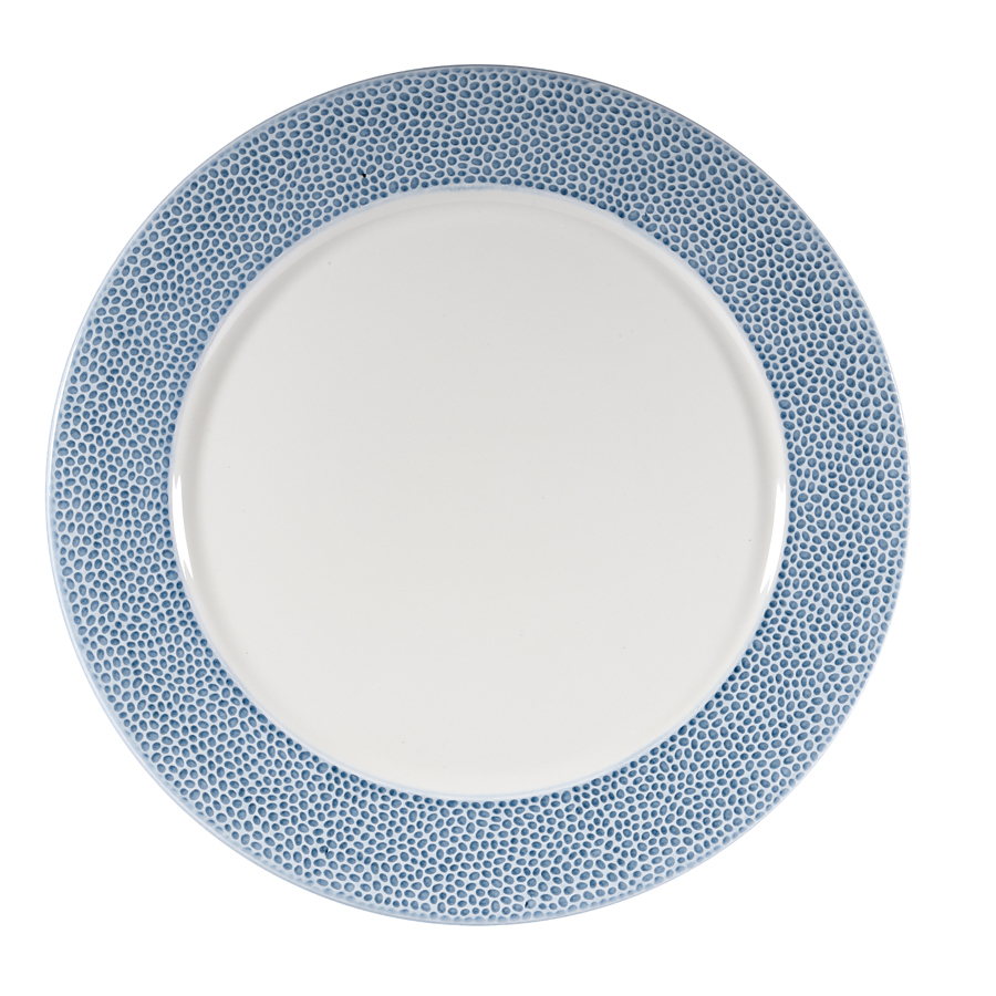 Churchill Isla Vitrified Porcelain Ocean Blue Round Presentation Plate 30.5cm
