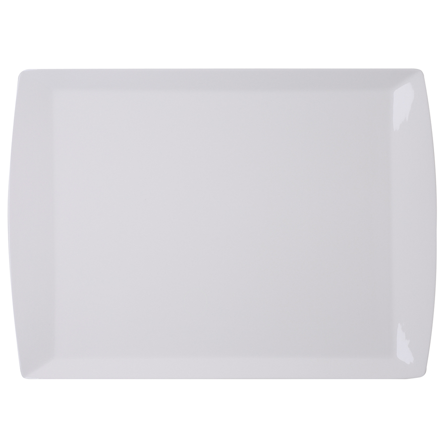Rak Minimax Vitrified Porcelain White Sandwich Platter 14x8cm