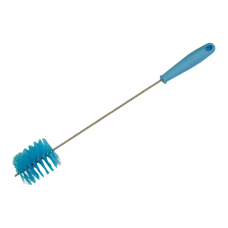 Hillbrush Bottle Brush 45cm Plastic Handle 440X64mmØ Head Blue