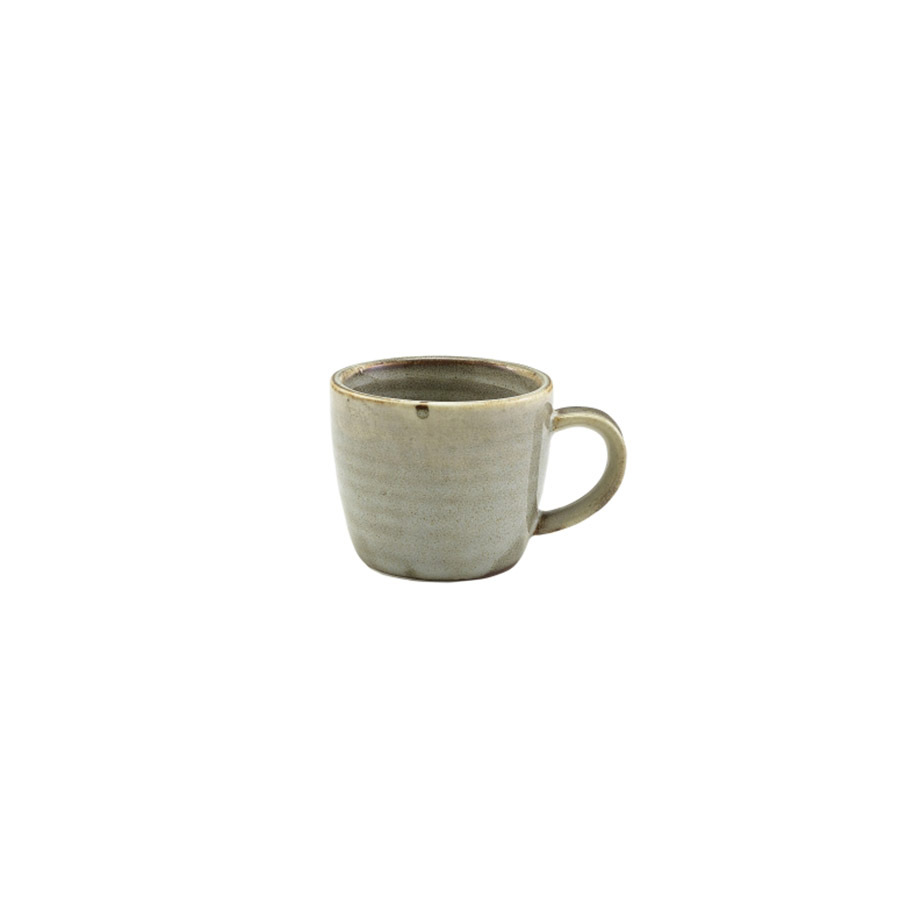 Genware Terra Porcelain Smoke Grey Espresso Cup 9cl 3oz