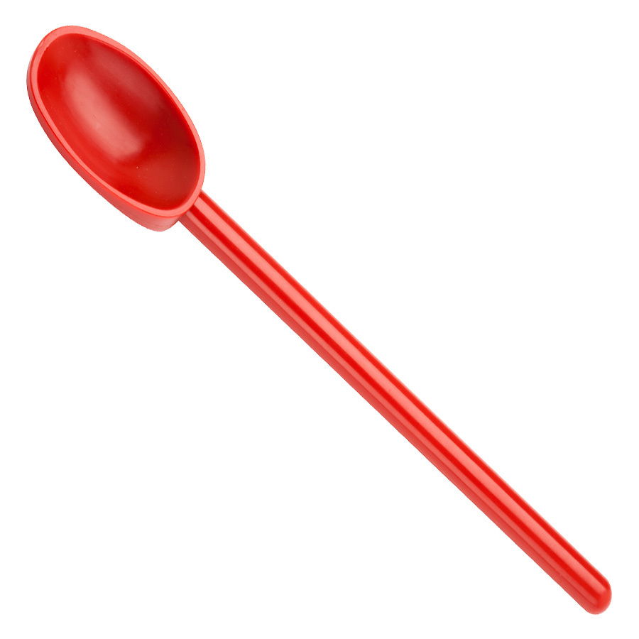Mercer Hell's Tools® Hi Heat Mixing Spoon 11.8in Red
