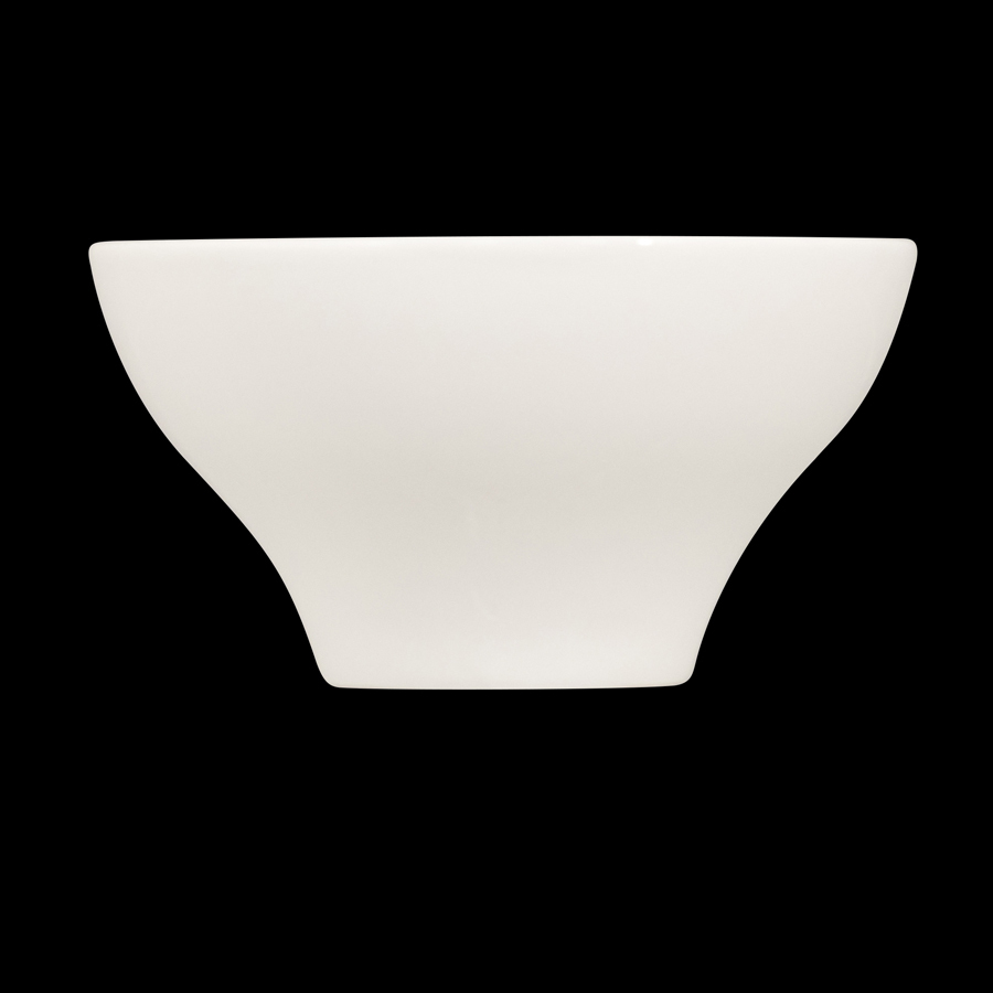 Crème Esprit Vitrified Porcelain White Round Side bowl 12cm