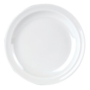Steelite Simplicity Vitrified Porcelain White Round Soup Plate 23cm