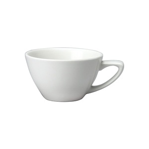 Churchill Ultimo Vitrified Porcelain White Cappuccino Cup 18.4cl 6.5oz