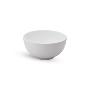 Crème Galerie Vitrified Porcelain White Round Deep Buffet Bowl 23cm