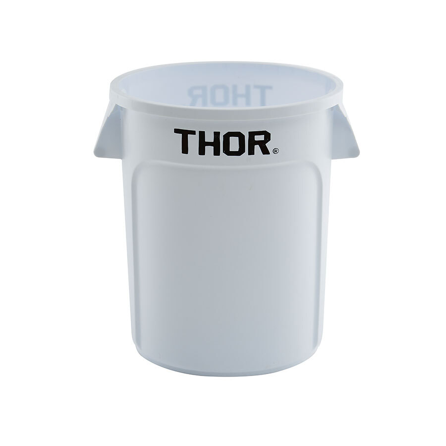 Trust Thor Round All Purpose Bin White LLDPE 121ltr 63.0x56.0x70.0 cm