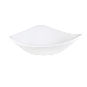 Churchill Vellum Vitrified Porcelain White Triangular Bowl 23.5cm 60cl 21oz