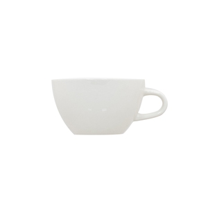 Superwhite Café Porcelain White Bowl Shaped Cup 34cl 12oz