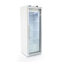 Arctica Medium Duty Upright Refrigerator - Glass Door 356Ltr - White