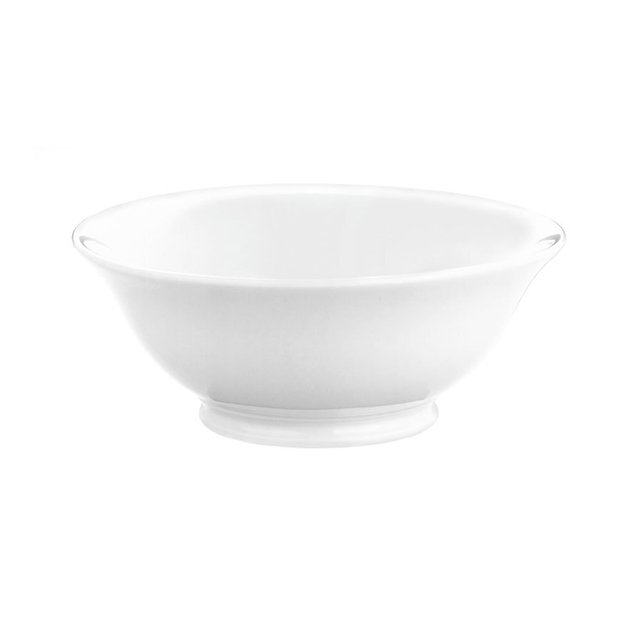 Pillivuyt Porcelain White Round Salad Bowl 24.5cm 2 Litre
