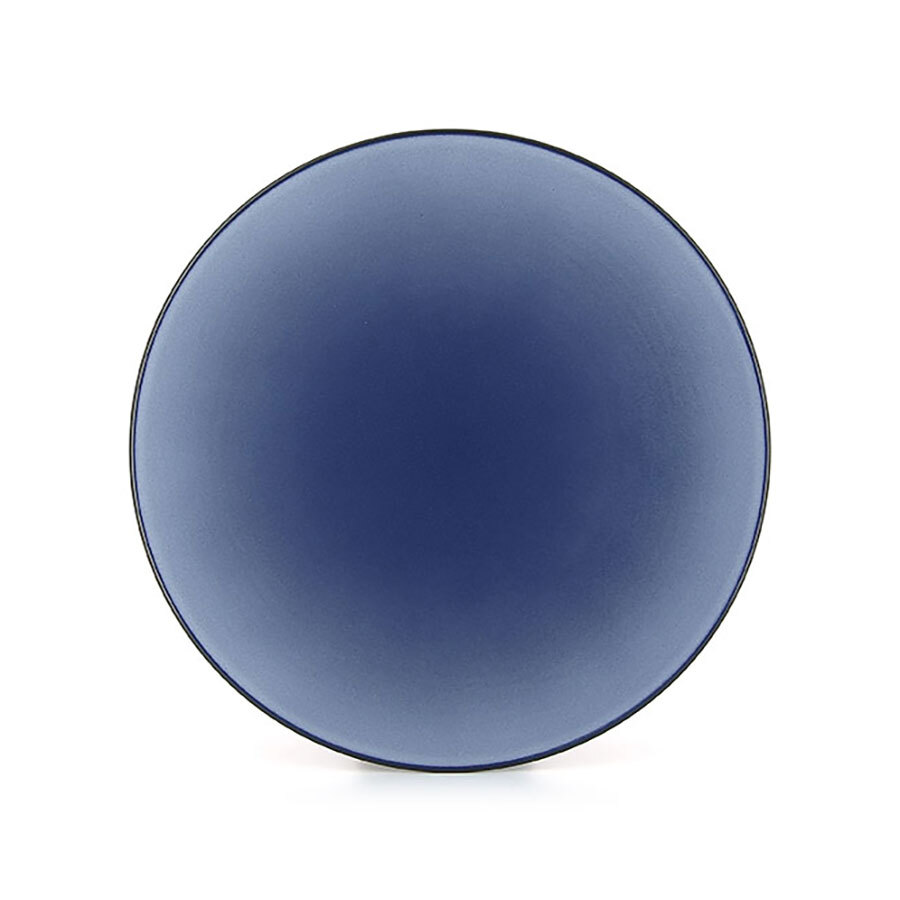Revol Equinoxe Porcelain Cirrus Blue Round Dinner Plate 28cm