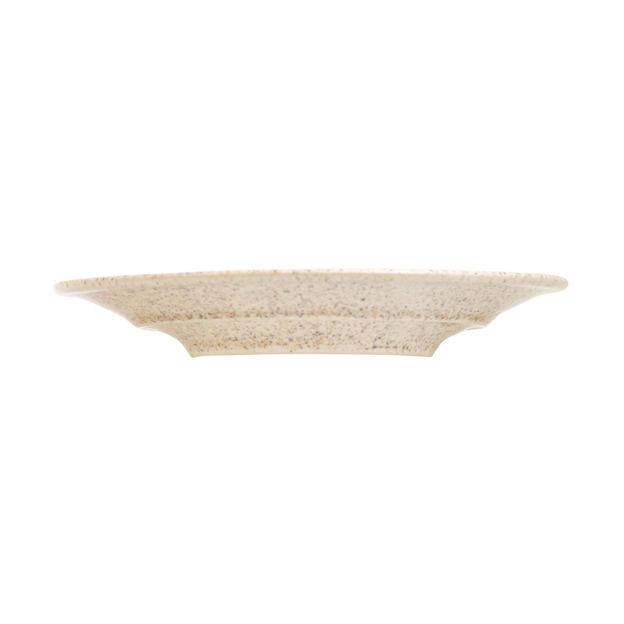 Artisan Shore Vitrified Stoneware Cream Round Saucer 15cm