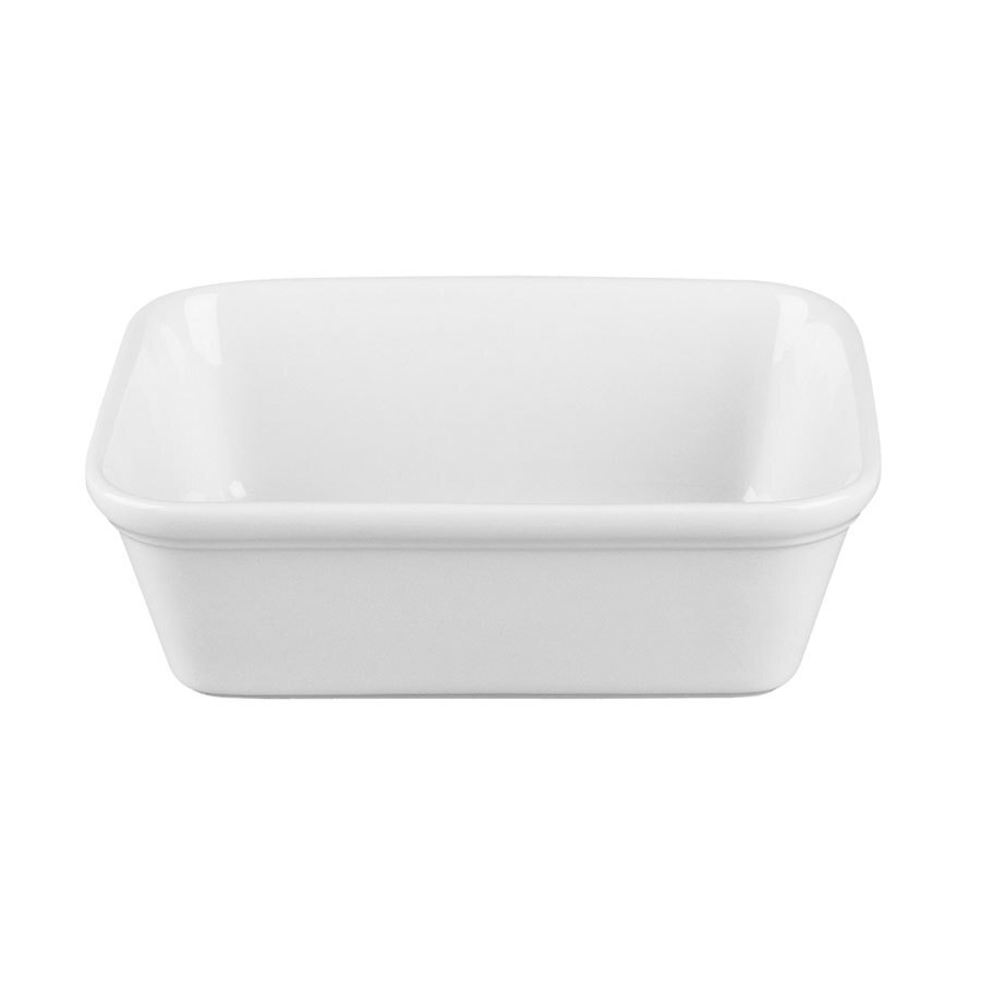 Churchill Cookware Vitrified Porcelain White Rectangular Stackable Dish 16x12cm 60cl 21.1oz
