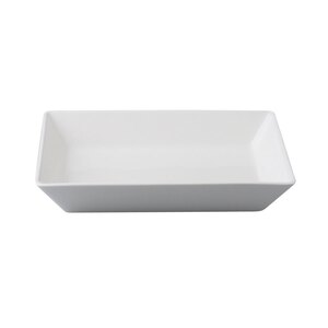 Rak Allspice Saffron Vitrified Porcelain White Rectangular Bowl 19x14.5cm 50cl 16.9oz