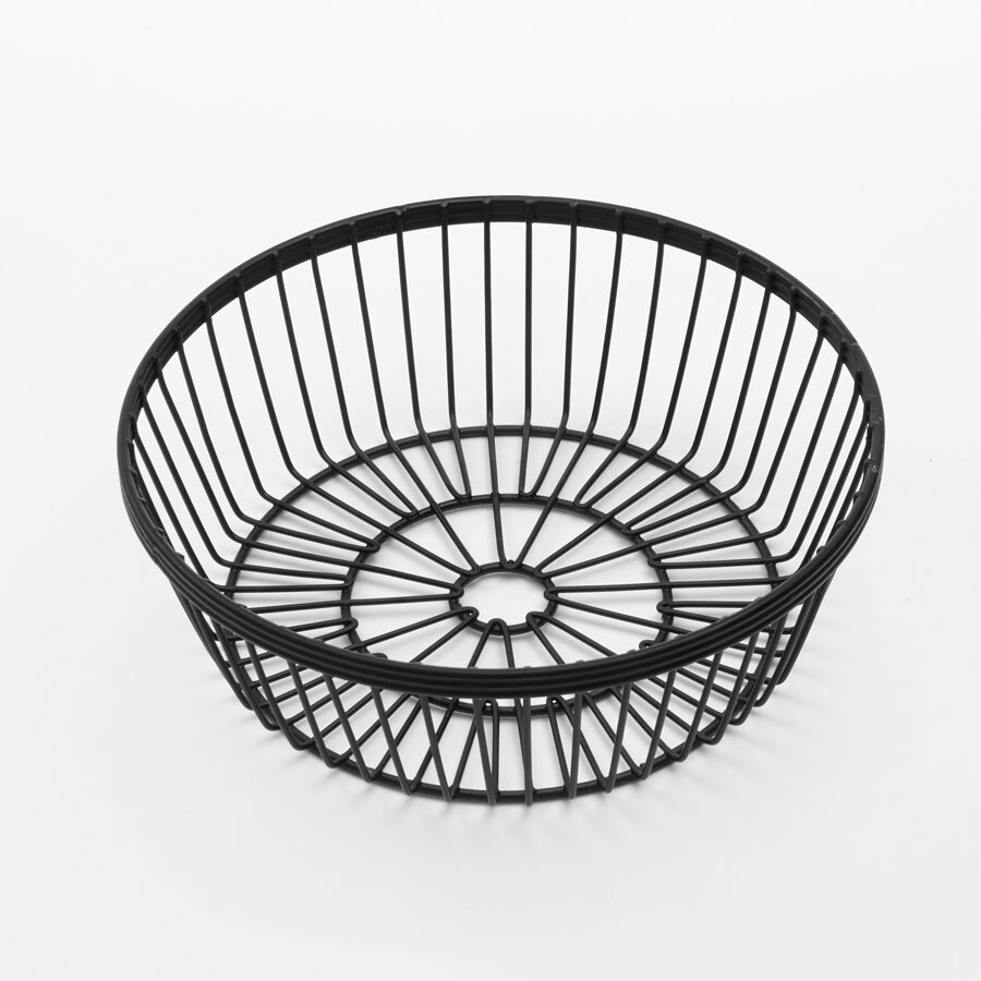 American Metalcraft Round Wire Basket Black 20.3x7cm