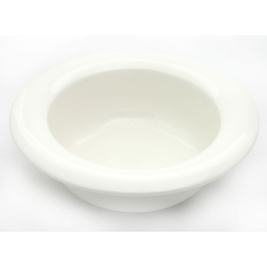 Wade Dignity Porcelain White Round Deep Wide Rim Bowl 19.5cm